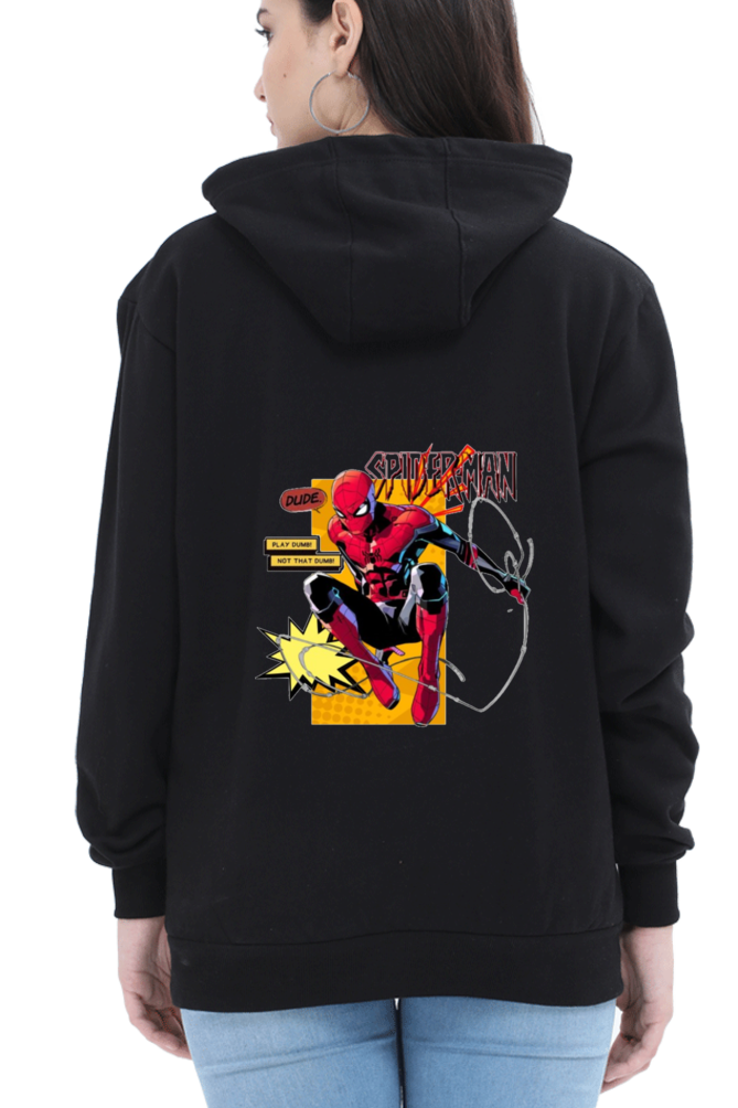 UNISEX Spiderman Hoodie merch in many colors and all sizes.